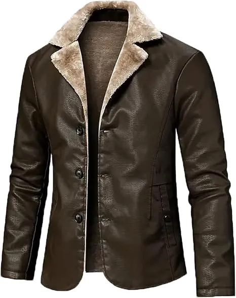 download (10) Brown Shearling Leather Jacket