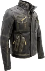 Men’s Black Leather Jacket