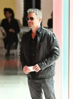 Matt Damon Leather Jacket - Image 2