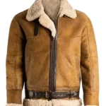 Brown Sheepskin Shearling B3 Jacket