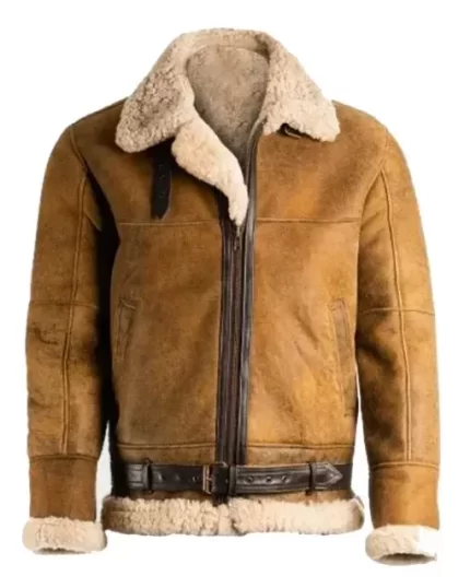 Brown Sheepskin Shearling B3 Jacket