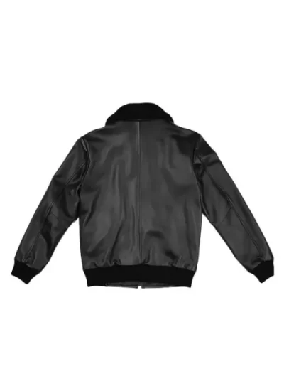 Black G-1 Flight Leather Bomber Jacket