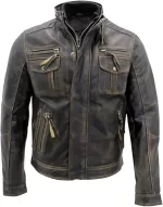 Men’s Black Leather Jacket