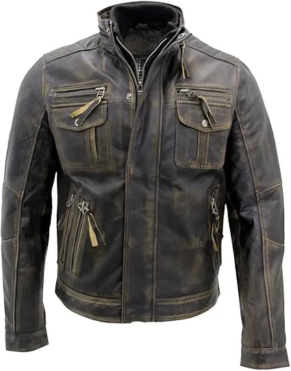 Men’s Black Leather Jacket