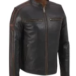Stripe Café Racer Jacket