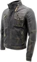 Men’s Black Leather Jacket