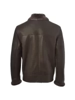 Shearling Bomber Leather Jacket