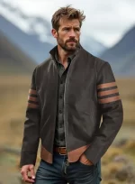X - Men Origins Wolverine Leather Jacket - Image 2