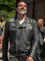 Jeffrey Morgan The Walking Dead Leather Jacket - Image 8