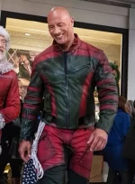 Dwayne Johnson Red One Leather Jacket - Image 7