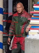 Dwayne Johnson Red One Leather Jacket - Image 6