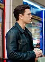 Tom Holland Uncharted Leather Jacketg - Image 7