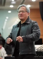 Jensen Huang Leather Jacket - Image 3