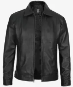 Premium Women's Black Faux Leather Biker Jacket
