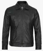 Premium Women's Black Faux Leather Biker Jacket