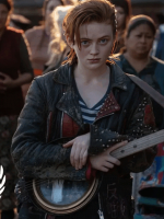 Sadie-Sink-ODessa-2025-Movie-Black-Leather-Jacket
