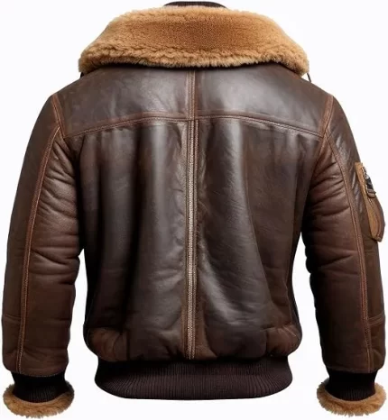 Jacket with Shearling Collar