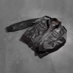 Agent Shadow Brown Bomber Jacket - Image 2
