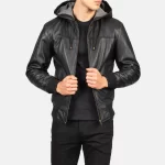 Nintenzo Black Streetwear Bomber Jacket - Image 4
