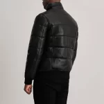 Lucas Streetwear Black Puffer Bomber - Image 3