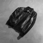 Rolf Streetwear Black Leather Bomber - Image 3