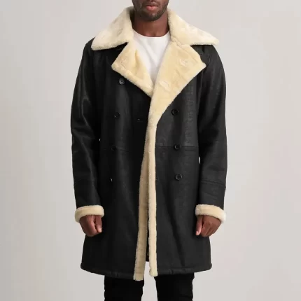 Charles-Black-Tumbled-Leather-Shearling-Coat