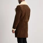 Charles Brown Suede Shearling Coat - Image 3