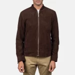 Blain Mocha Suede Bomber - Image 4