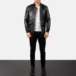 Bomia MA-1 Black Bomber Jacket - Image 7