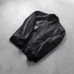 Bomia MA-1 Black Bomber Jacket - Image 3